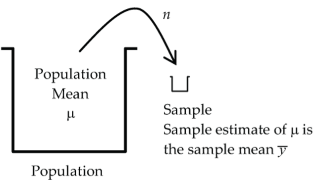 Sampling a population mean